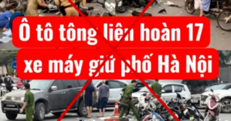 Công An Hà Nội Cảnh Báo Thông Tin Sai Lệch Về Tai Nạn Giao Thông Trên Mạng Xã Hội