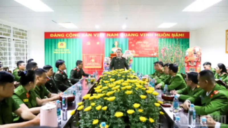 Công an Lâm Đồng bảo đảm an ninh trật tự dịp Tết với hàng nghìn ca tuần tra