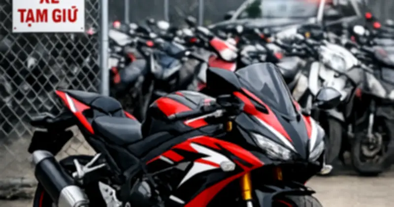 Công an TP.HCM tìm chủ sở hữu 13 xe mô tô quá hạn tạm giữ tại phường An Hội Tây