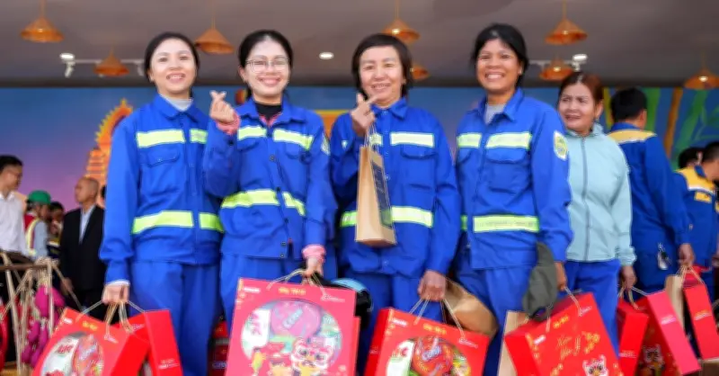 Công nhân vệ sinh môi trường Đà Nẵng được tri ân dịp Tết Nguyên đán