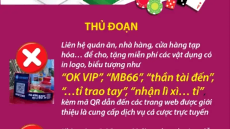 Cảnh báo chiêu thức quảng cáo trá hình dụ dỗ người chơi cá cược trực tuyến