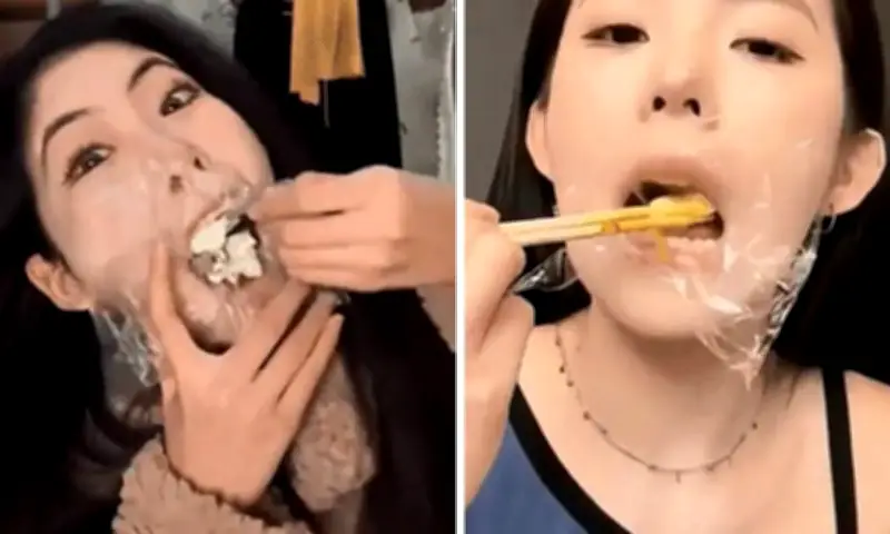 Cảnh báo nguy hiểm từ trào lưu 'ăn qua màng bọc thực phẩm' để giảm cân