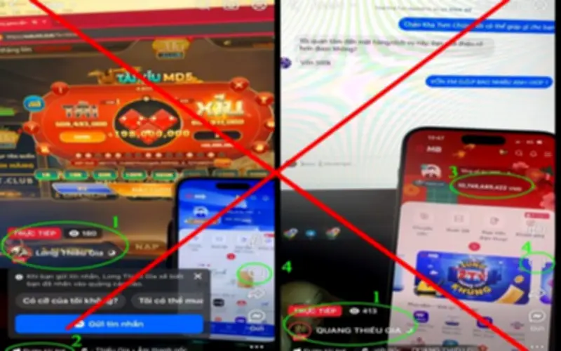 Cảnh báo từ Lai Châu: Lừa đảo tài xỉu qua livestream mạng xã hội gia tăng