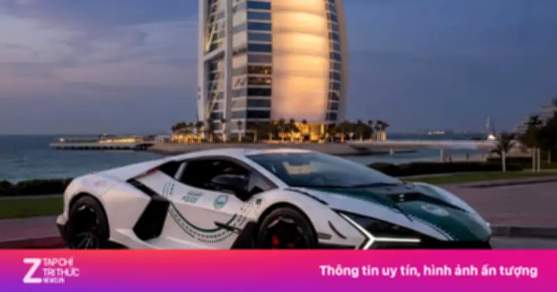 Cảnh Sát Dubai Đón Siêu Xe Lamborghini Revuelto Mansory Initiate Giá Hơn 1,1 Triệu USD