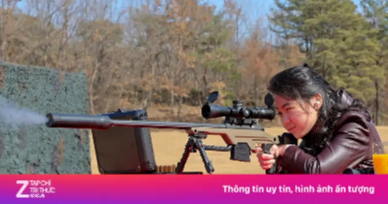 Con gái ông Kim Jong-un trực tiếp khai hỏa súng bắn tỉa thế hệ mới tại thao trường