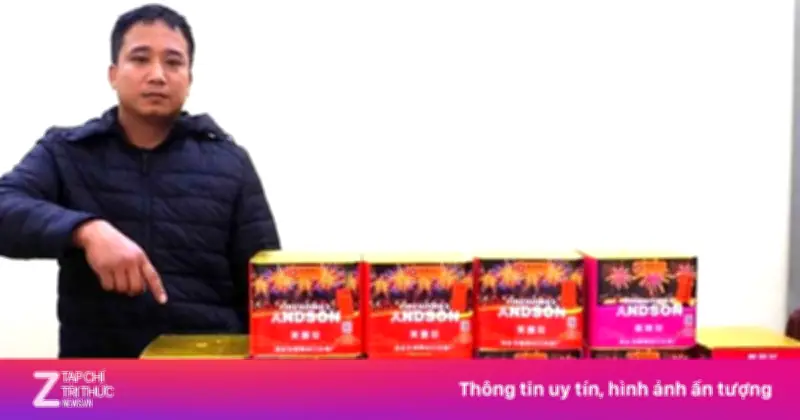 Tài Xế Xe Container Mua Pháo Lậu Qua Mạng Để Bán Kiếm Lời Bị Bắt Giữ