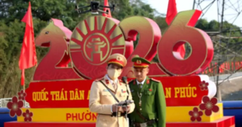 CSGT Hà Nội ứng dụng flycam giám sát giao thông, xử lý nghiêm vi phạm vận tải hành khách