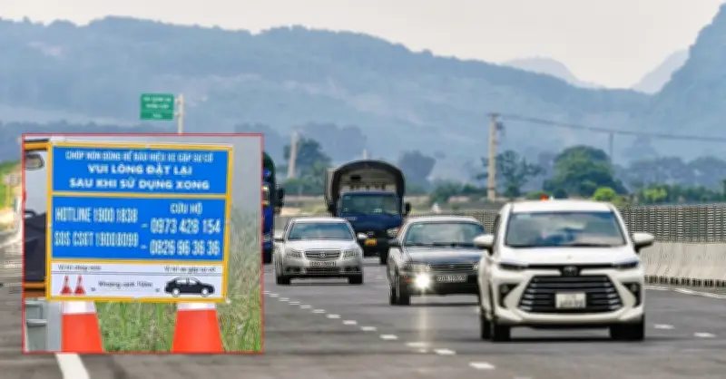 CSGT đặt 400 chốp cảnh báo độc đáo trên cao tốc Pháp Vân - Nghi Sơn