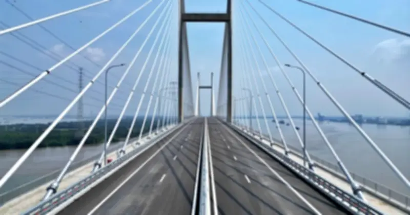 Cầu Bình Khánh khánh thành nhưng chưa thể thông xe do thiếu kết nối cao tốc