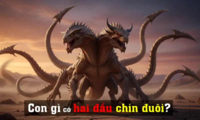 Câu đố 'Con gì có hai đầu chín đuôi?' gây bão mạng với đáp án bất ngờ