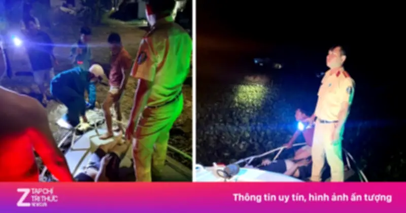 Cứu sống nam thanh niên nhảy cầu Châu Đốc tối mùng 2 Tết do buồn chuyện gia đình