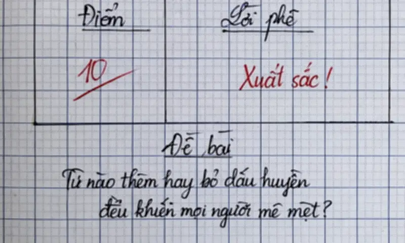 Câu đố tiếng Việt: Từ nào thêm hay bỏ dấu huyền đều khiến mọi người mê mệt?