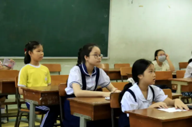 Cấu trúc đề khảo sát lớp 6 Trần Đại Nghĩa ổn định, tỷ lệ chọi cao ngất