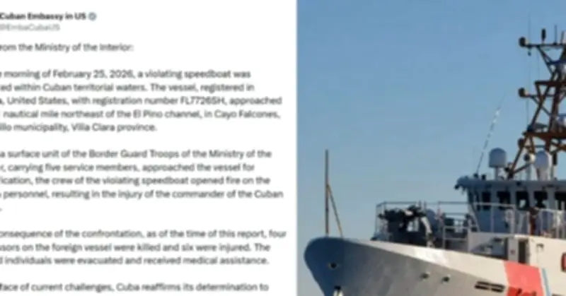 Cuba bắn hạ 4 tay súng trên tàu cao tốc treo cờ Mỹ, Mỹ yêu cầu điều tra khẩn