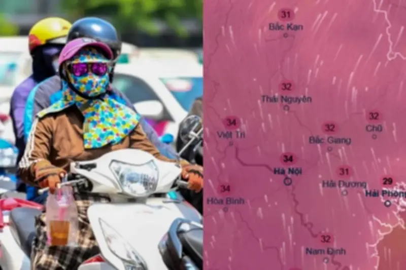 Cuối tuần này, Hà Nội dự báo nắng nóng đỉnh điểm, nhiệt độ có thể lên tới 34 độ C