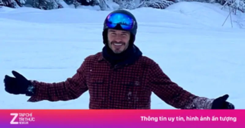 David Beckham Thể Hiện Tấm Lòng Nhân Ái Khi Cứu Người Trên Sườn Dốc Tuyết