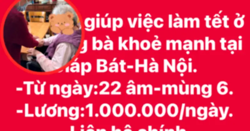 Dịch vụ chăm sóc người già dịp Tết: 1 triệu đồng/ngày để đổi lấy sự an tâm