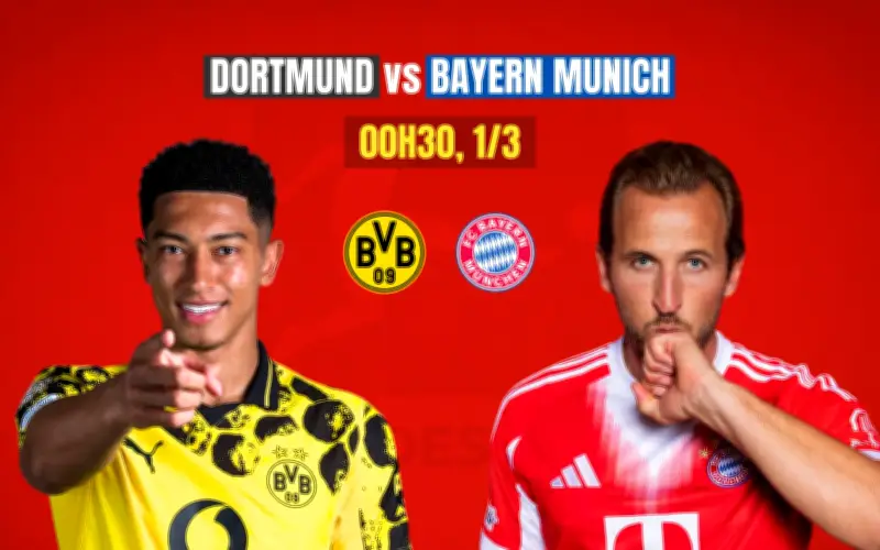 Der Klassiker: Dortmund đối diện thử thách sống còn trước Bayern Munich