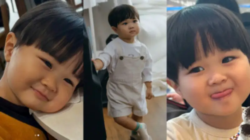 Diễn viên nhí Park Yu Ho 2 tuổi gây sốt với năng lượng 'khủng' trong phim Our Universe