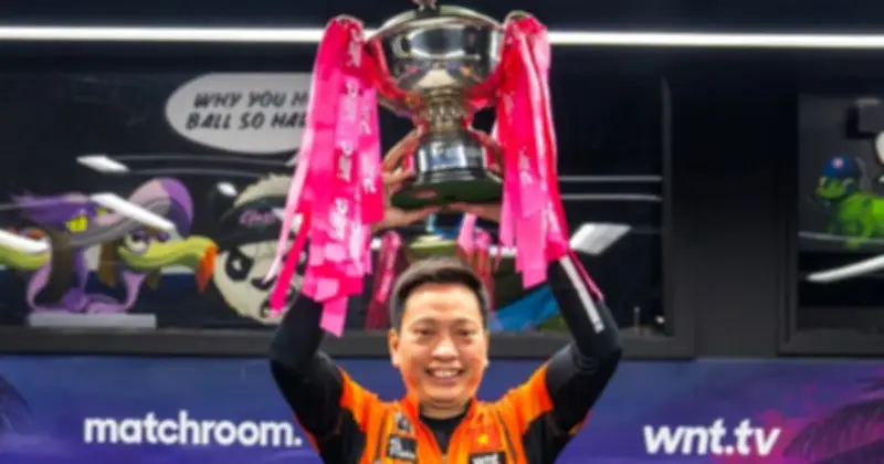 Dương Quốc Hoàng Lập Kỳ Tích: Cơ Thủ Châu Á Đầu Tiên Vô Địch Premier League Pool