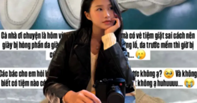 Doãn Hải My 'kêu cứu' vì đôi giày Loro Piana bị hỏng trước Tết