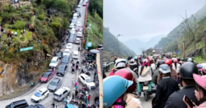 Du lịch Tết quá tải: Hà Giang, Yên Tử, Vũng Tàu chật kín người và phương tiện