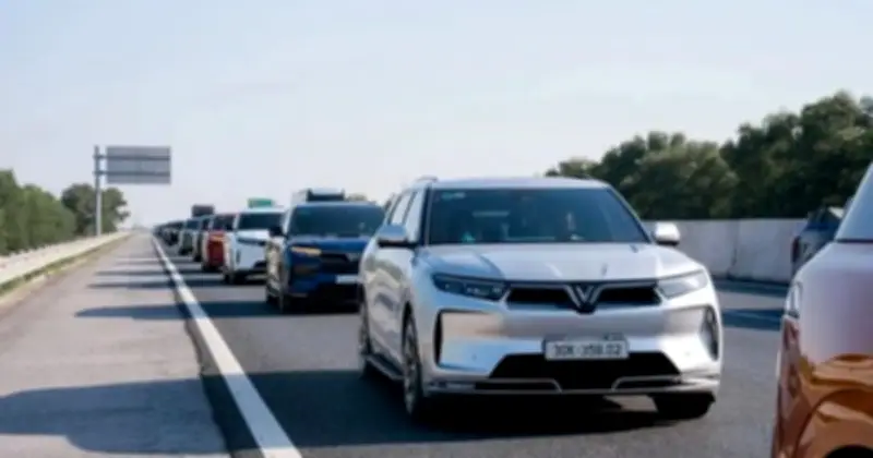 Ô tô điện đối mặt thách thức trên cao tốc Bắc - Nam dịp Tết 2026