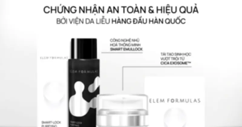 ELEM FORMULAS: Công nghệ thông minh phá vỡ chuẩn mực làm đẹp truyền thống