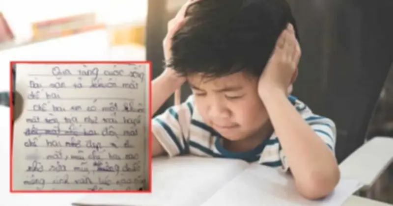 Bài văn tả chị gái 'giống đòn bánh tét' của học sinh tiểu học gây bão mạng