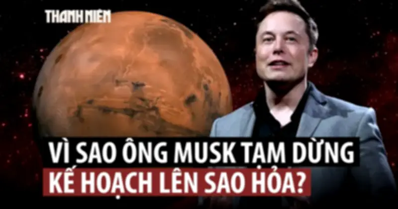Tỷ phú Elon Musk tạm gác tham vọng Sao Hỏa, tập trung xây dựng thành phố Mặt Trăng