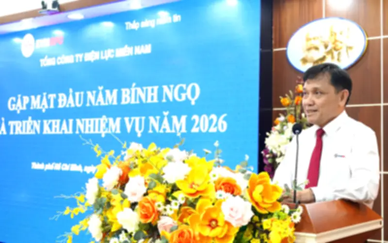 EVNSPC triển khai nhiệm vụ 2026, đảm bảo điện an toàn dịp Tết và hướng tới APEC 2027