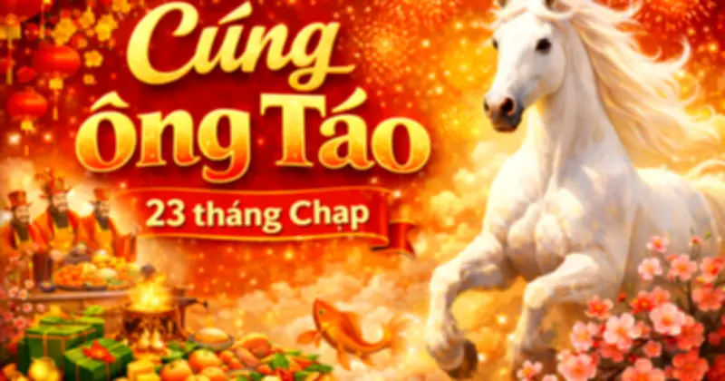 Ngày 23 tháng Chạp: Cúng Ông Táo về trời và những phong tục truyền thống đặc sắc