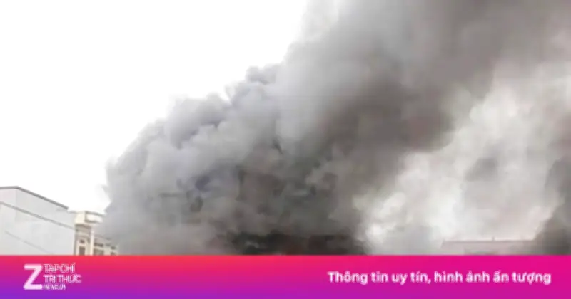 Cháy dữ dội tại Nhà tình thương Hương La nuôi trẻ khuyết tật ở Bắc Ninh