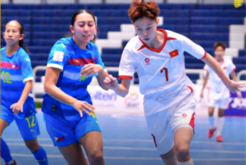 Futsal Nữ Việt Nam Thắng Áp Đảo 2-0 Trước Philippines, Tiến Gần Vé Đi Tiếp