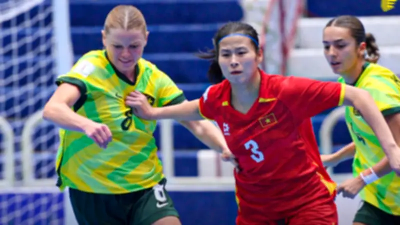 Futsal nữ Việt Nam thất bại 0-2 trước Australia trong trận ra quân
