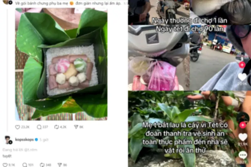 Gen Z 'Quẩy' Tết: Từ Bánh Chưng 'Xiên Bẩn' Đến Nhật Ký Lau Nhà 'Triệu View'
