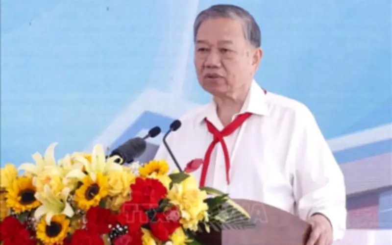 Tổng Bí thư Tô Lâm dự lễ khởi công trường nội trú tại Đắk Lắk