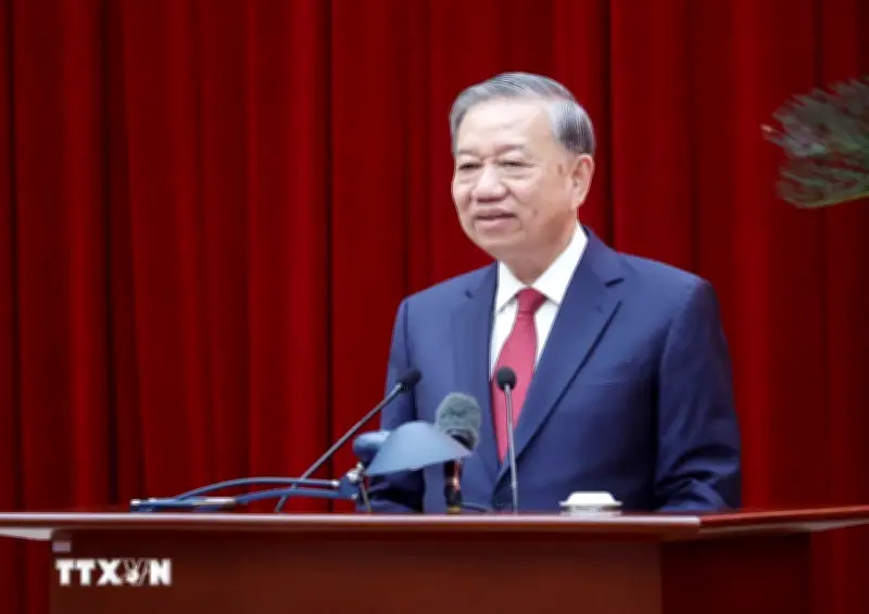 Tổng Bí thư Tô Lâm gặp mặt thành viên các tiểu ban chuẩn bị Đại hội XIV của Đảng