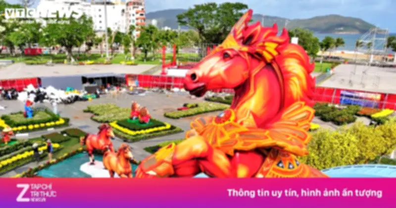 Gia Lai Lộ Diện Linh Vật Ngựa Chiến Thánh Gióng Cao 10m Chào Xuân Bính Ngọ 2026