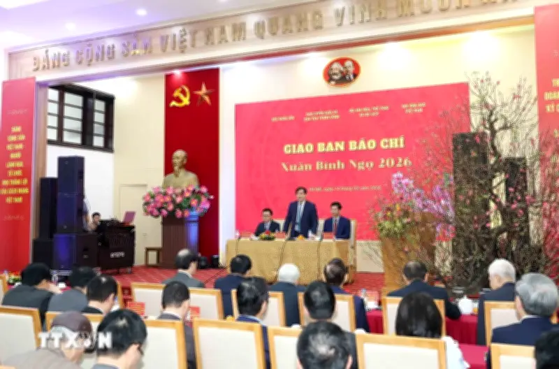 Giao ban báo chí Xuân Bính Ngọ 2026: Định hướng truyền thông tích cực, sáng tạo