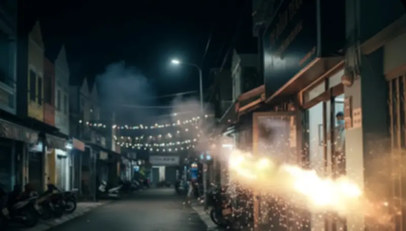 Giao Thừa Hoảng Loạn Vì Pháo Hoa Hàng Xóm Bay Loạn Xạ Sang Nhà