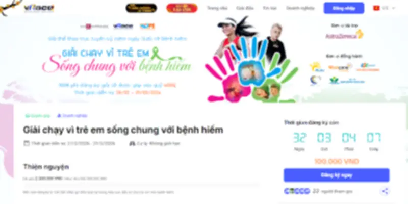 Giải Chạy Trực Tuyến 'Run for Rare Kids' Gây Quỹ Hỗ Trợ Trẻ Mắc Bệnh Hiếm