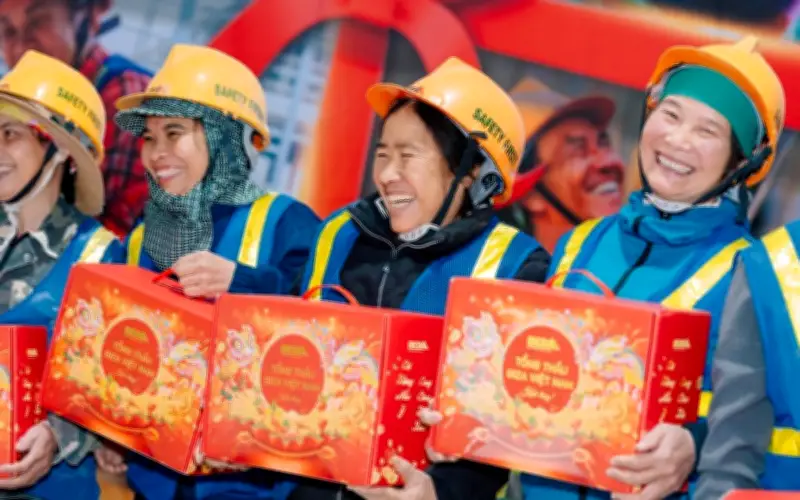 Giza Việt Nam tri ân công nhân với chuỗi hoạt động Xuân Công Trường 2026