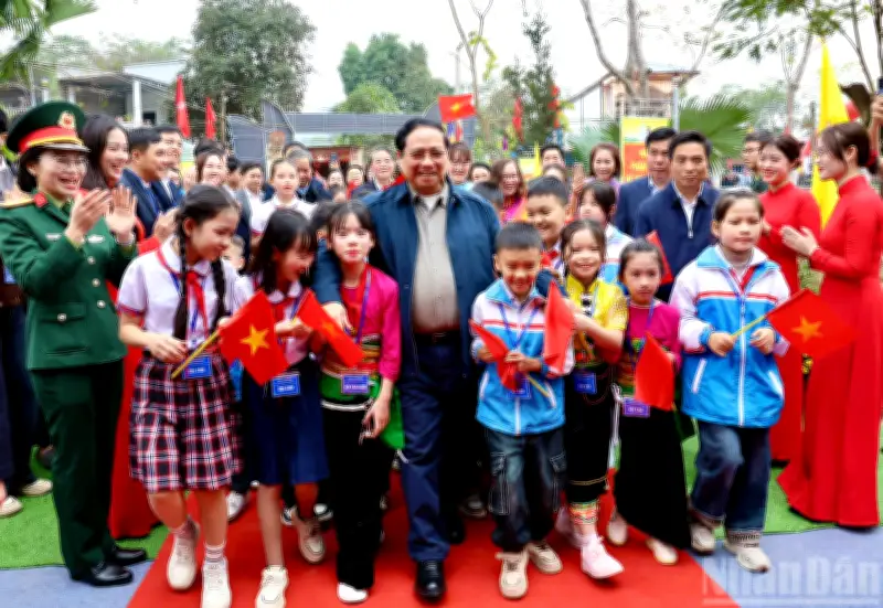 Khởi công Trường tiểu học Cẩm Thạch: Cột mốc giáo dục vùng sâu, vùng xa