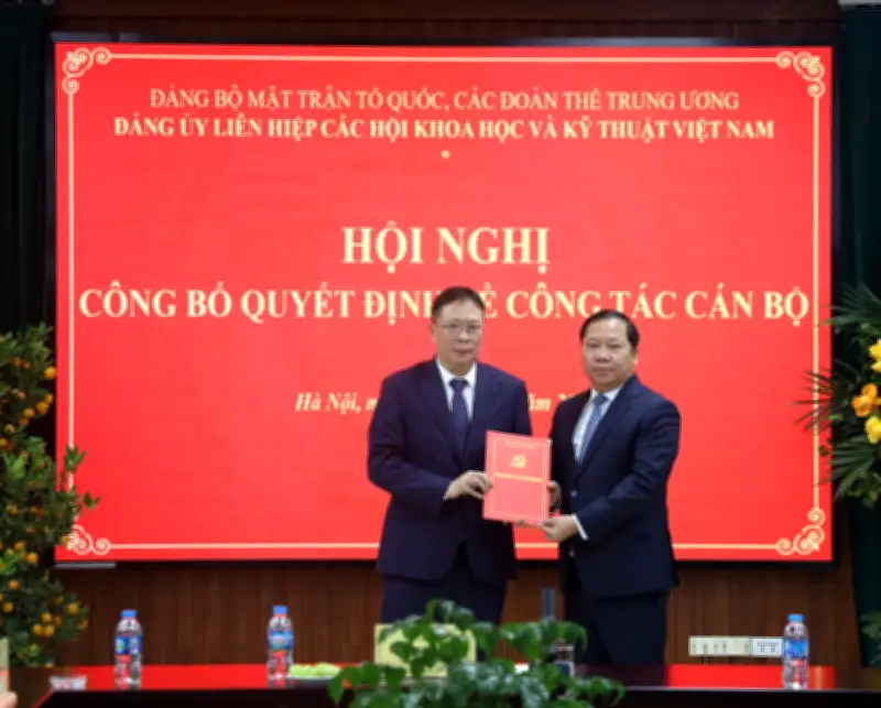 GS.VS Châu Văn Minh Nhận Chức Bí Thư Đảng Ủy Liên Hiệp Hội Khoa Học Kỹ Thuật