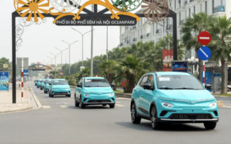 Hà Nội chuyển đổi 100% taxi sang điện và năng lượng xanh trước năm 2030