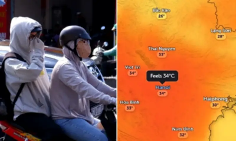 Hà Nội tạnh ráo, nồm ẩm giảm một nửa nhưng nhiệt độ tăng nhanh, dự báo không khí lạnh sắp về