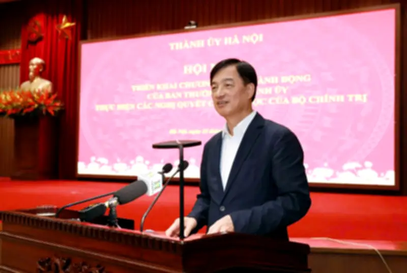 Hà Nội triển khai nghị quyết chiến lược, đặt mục tiêu trở thành 'đầu tàu' dẫn dắt cả nước