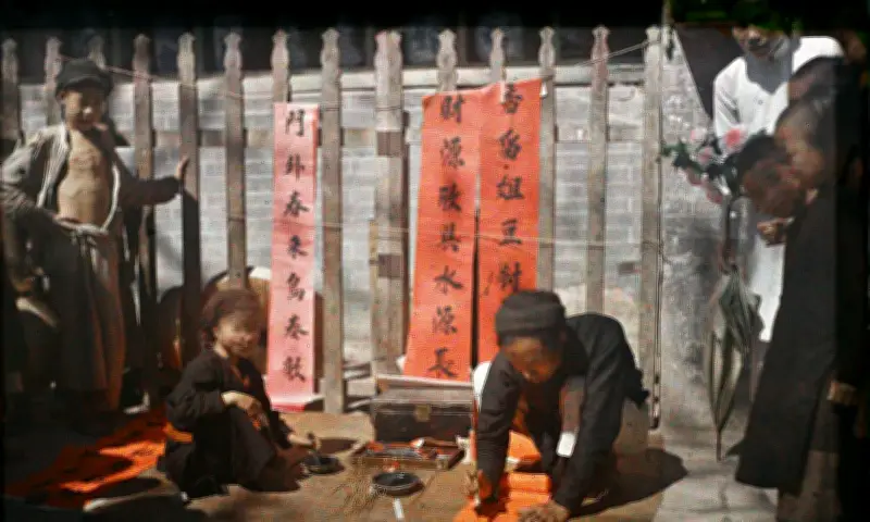 Hà Nội Tết xưa qua ống kính màu của nhiếp ảnh gia Pháp Léon Busy