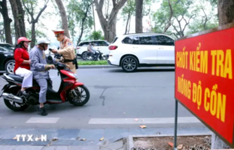 Hà Nội: Vi phạm nồng độ cồn vẫn chiếm tỷ lệ cao trong dịp Tết Nguyên đán